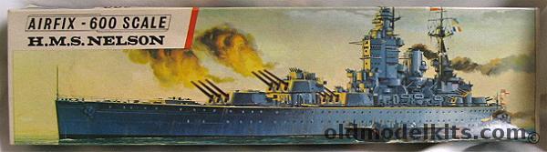 Airfix 1/600 HMS Nelson Battleship, F403S plastic model kit